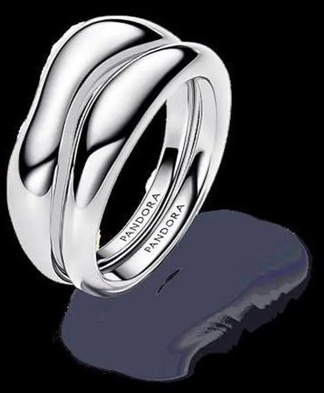 Alt view image 3 of 3 - Pandora White Rose in Bloom Double Dangle Charm