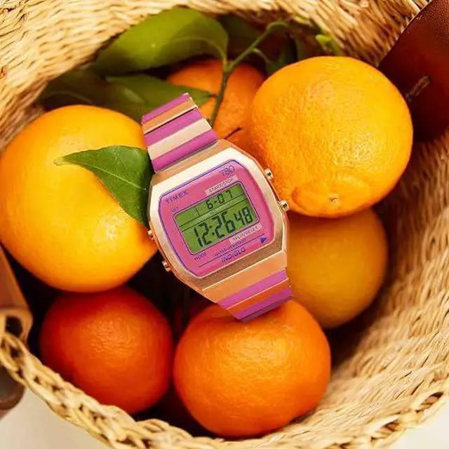 Alt view image 3 of 3 - Timex Timex 80 Digital Rose Gold/Pink Accents Ladies Watch