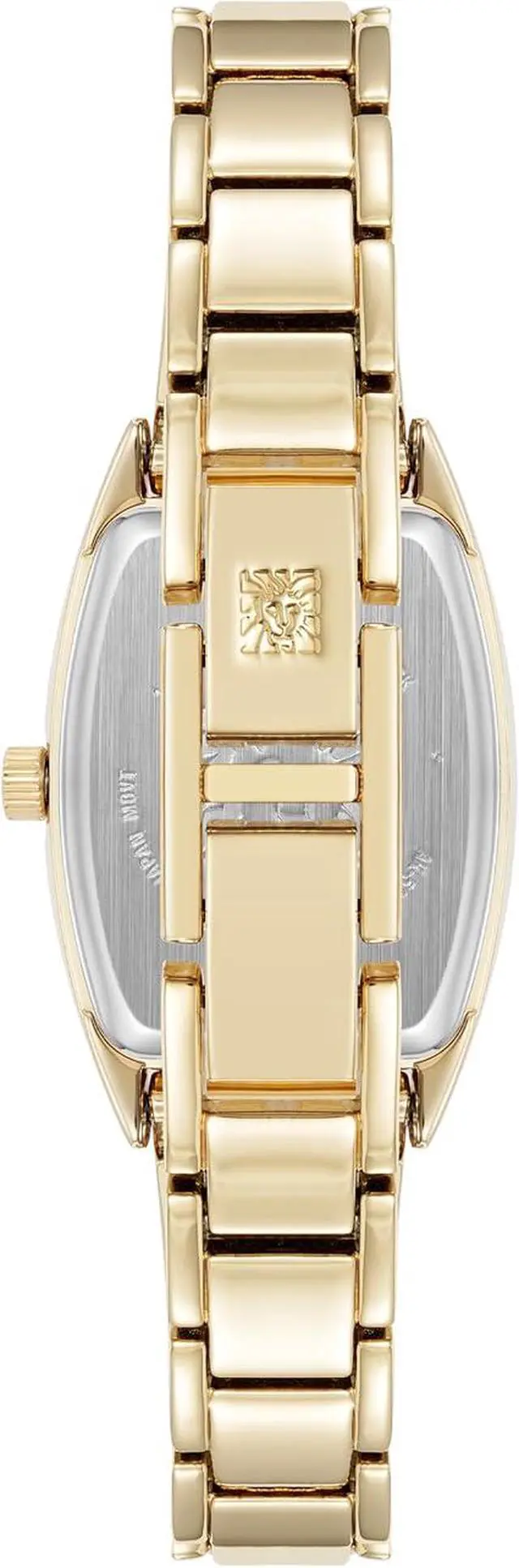 Alt view image 3 of 3 - Anne Klein Gold-Tone Mother-of-Pearl Enamel Bangle Diamond Ladies Watch