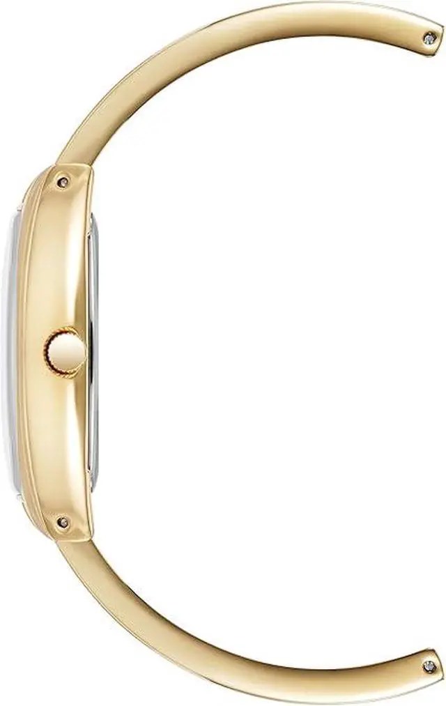 Alt view image 2 of 3 - Anne Klein Gold-Tone Mother-of-Pearl Enamel Bangle Diamond Ladies Watch