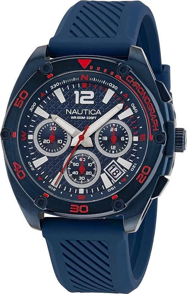 Main image of Nautica Tin Can Bay Chronograph Mens Watch