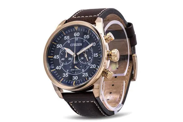 Alt view image 3 of 3 - Citizen Eco-Drive Avion Chronograph Mens Watch