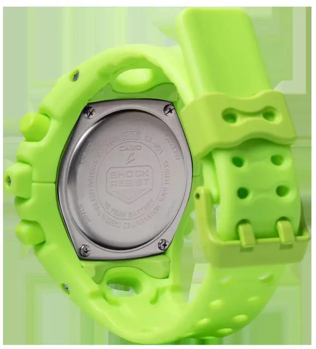 Alt view image 7 of 8 - Casio G-Shock Green Dial Quartz Sports 200M Unisex Watch GA-V01-9A