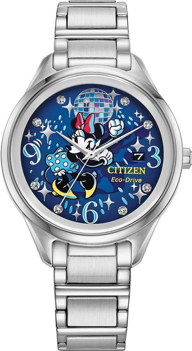 Main image of Citizen Disney Disco Minnie 37mm Eco-Drive Ladies Watch