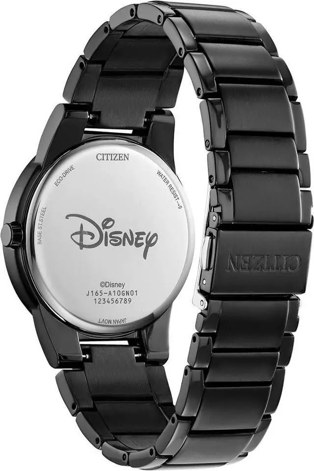Alt view image 2 of 3 - Citizen Eco-Drive Mickey Mouse Fiesta Black IP Mens Watch