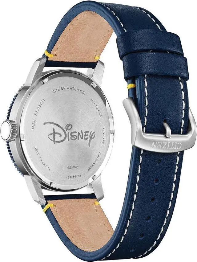 Alt view image 2 of 3 - Citizen Eco-Drive Disney Donald Duck Blue IP Leather Mens Watch
