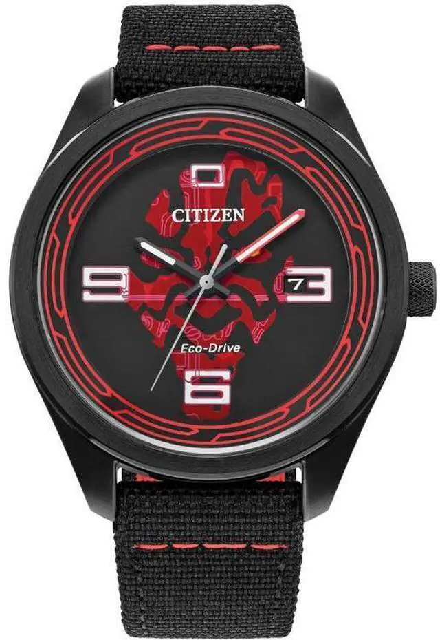 Main image of Citizen Star Wars Darth Maul Shadow Black Dial Mens Watch