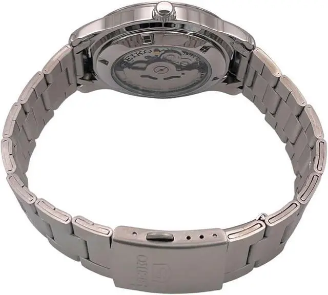 Alt view image 5 of 5 - Seiko 5 Automatic White Dial SNKP09 SNKP09K1 SNKP09K Men's Watch