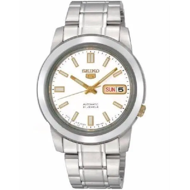 Alt view image 2 of 2 - Seiko 5 Automatic White Dial SNKL77 SNKL77K1 SNKL77K Men's Watch