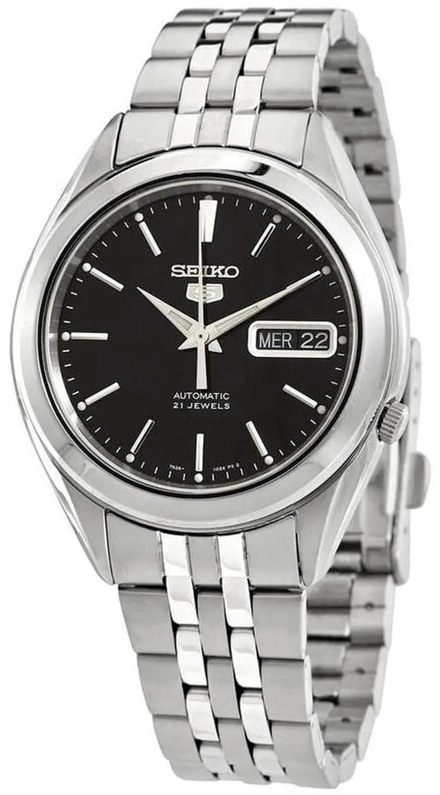 Alt view image 8 of 8 - Seiko 5 Automatic SNKL23 SNKL23K1 SNKL23K Men's Watch