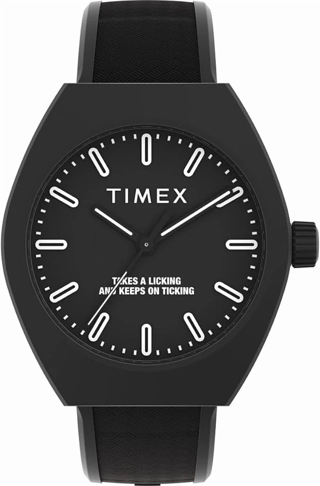 Alt view image 3 of 3 - Timex 40mm Eco Ceramic Black/White Accents Unisex Watch