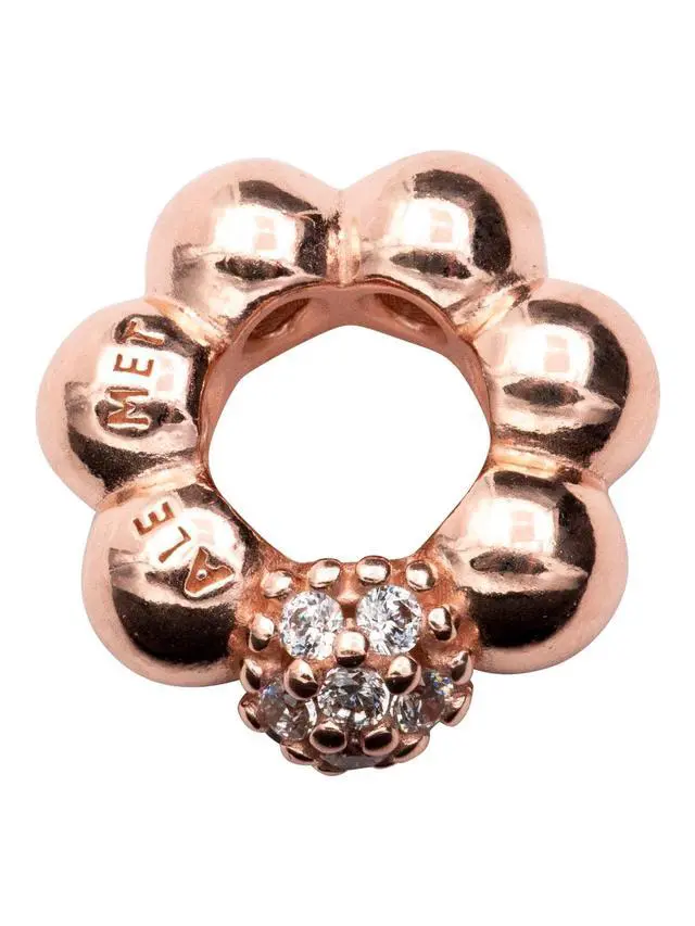 Alt view image 3 of 3 - PANDORA Rose Spacer With Clear Cubic Zirconia -