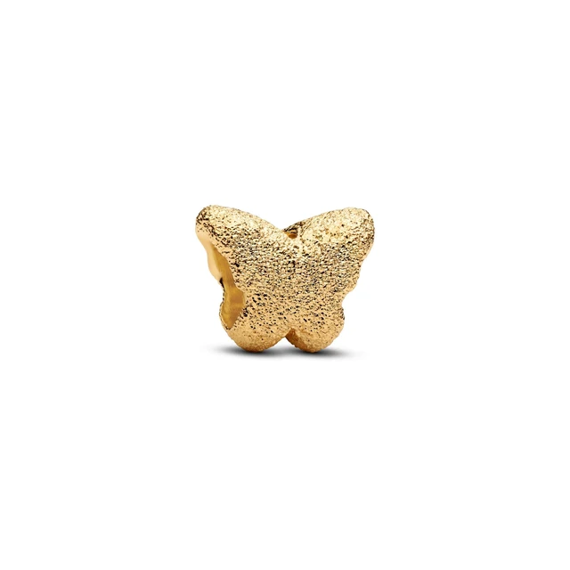 Alt view image 2 of 2 - Pandora Textured Butterfly Mini Charm