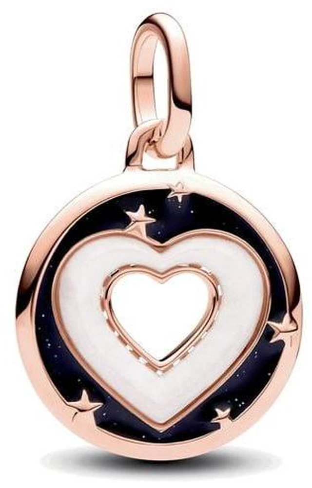 Alt view image 3 of 3 - Pandora ME Hearts Medallion Charm Sterling Silver Women's Jewelry