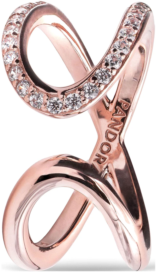 Alt view image 2 of 2 - Pandora Wrapped Open Infinity Ring Size 52