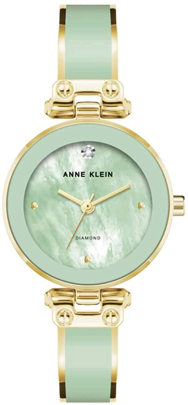 Alt view image 2 of 2 - Anne Klein Green Bangle Gold-Tone Ladies Watch AK-1980MIGB