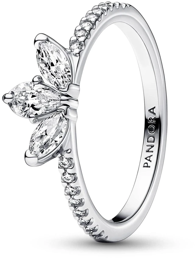Alt view image 2 of 2 - Pandora Sparkling Herbarium Cluster Ring