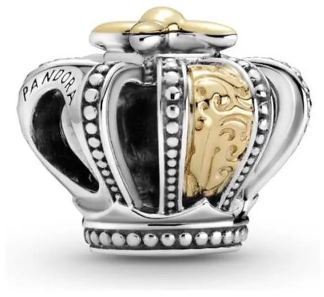 Alt view image 2 of 2 - Pandora Two-Tone Regal Crown Charm