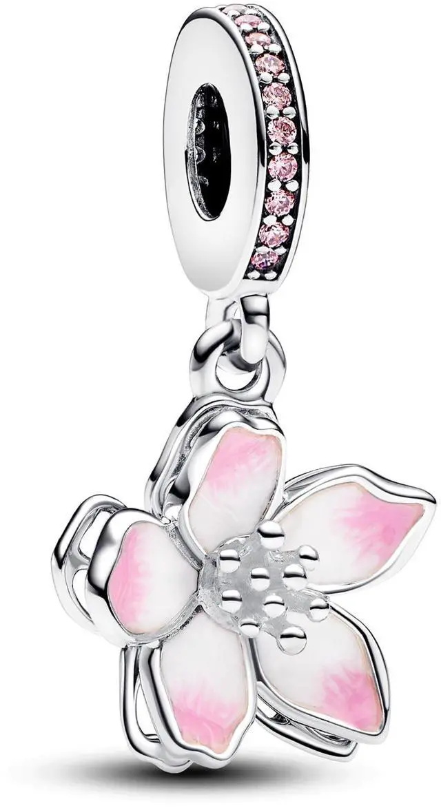 Alt view image 2 of 2 - Pandora Cherry Blossom Dangle Charm