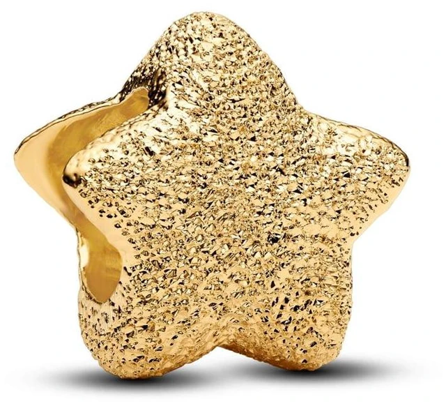 Alt view image 2 of 2 - Pandora Textured Star Mini Charm