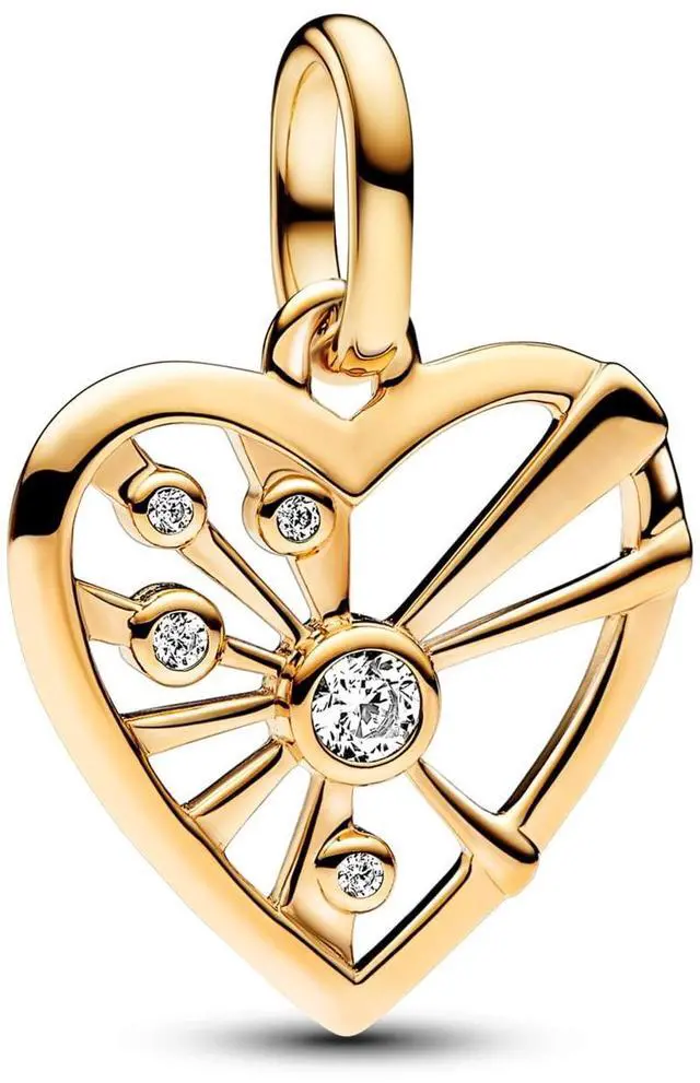 Alt view image 2 of 2 - Pandora Heart & Rays Medallion Charm