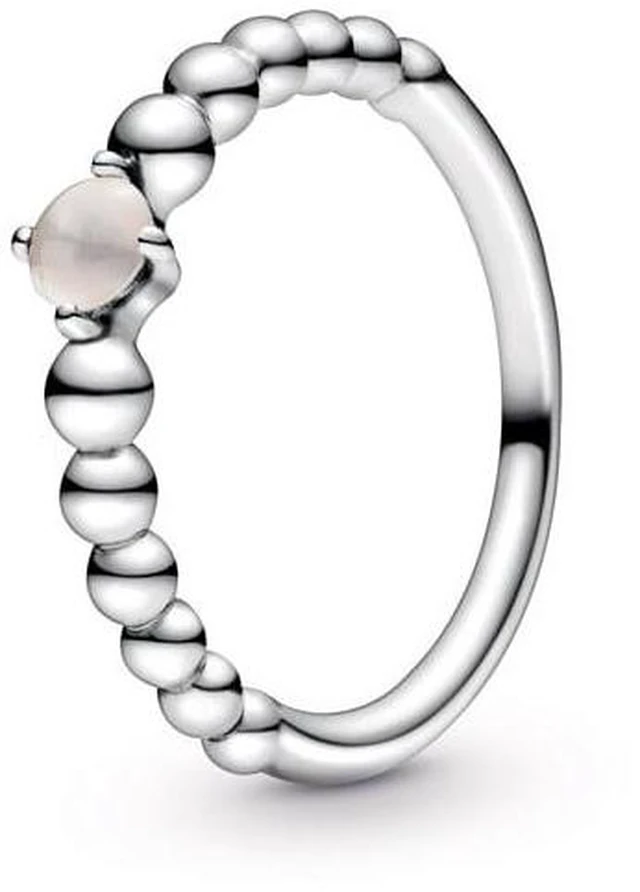 Alt view image 2 of 2 - Pandora Misty Rose Beaded Ring