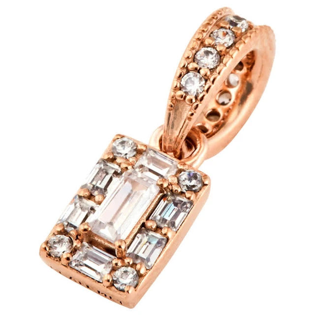 Alt view image 2 of 2 - Pandora Sparkling Square Halo Pendant