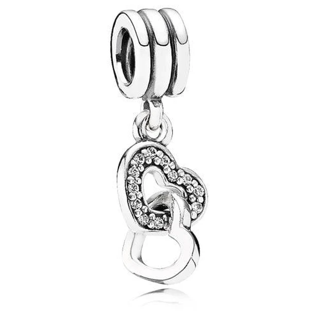 Alt view image 2 of 2 - PANDORA Interlocking Love Clear CZ