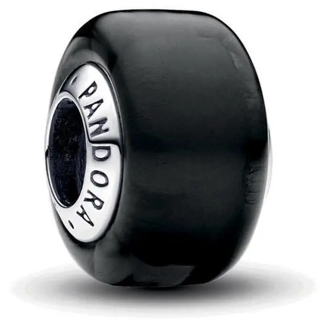 Alt view image 2 of 2 - Pandora Black Mini Murano Glass Charm