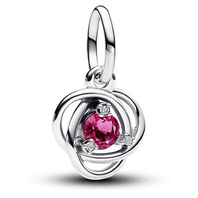 Alt view image 2 of 2 - Pandora October Eternity Circle Dangle