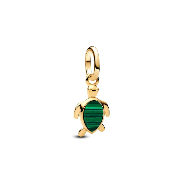 Alt view image 2 of 2 - Pandora Green Turtle Mini Dangle Charm