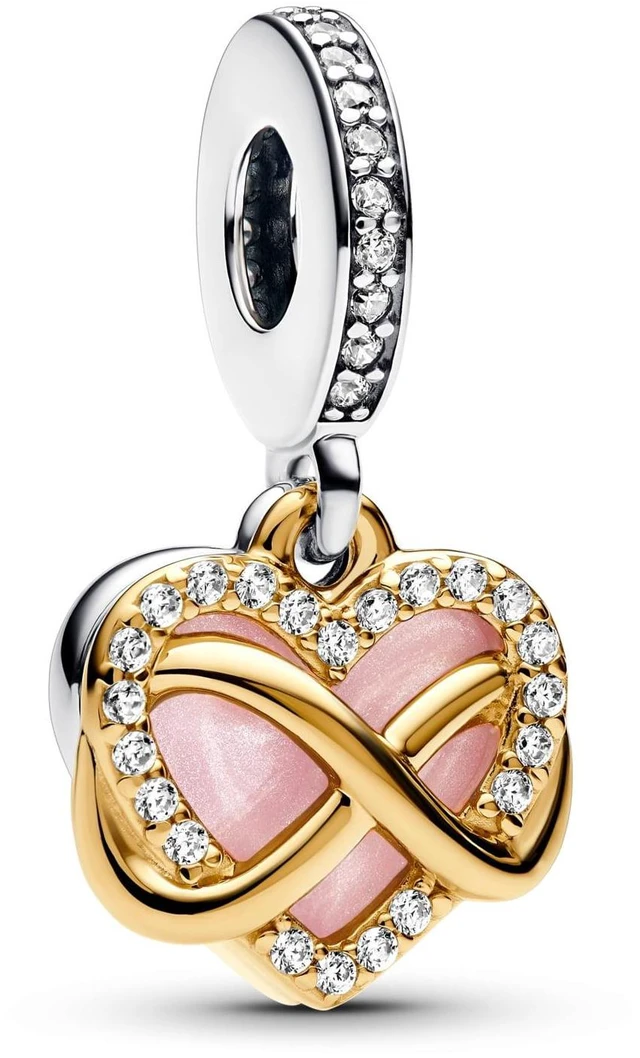 Alt view image 2 of 2 - Pandora Moments Sparkling Infinity Heart Dangle Charm