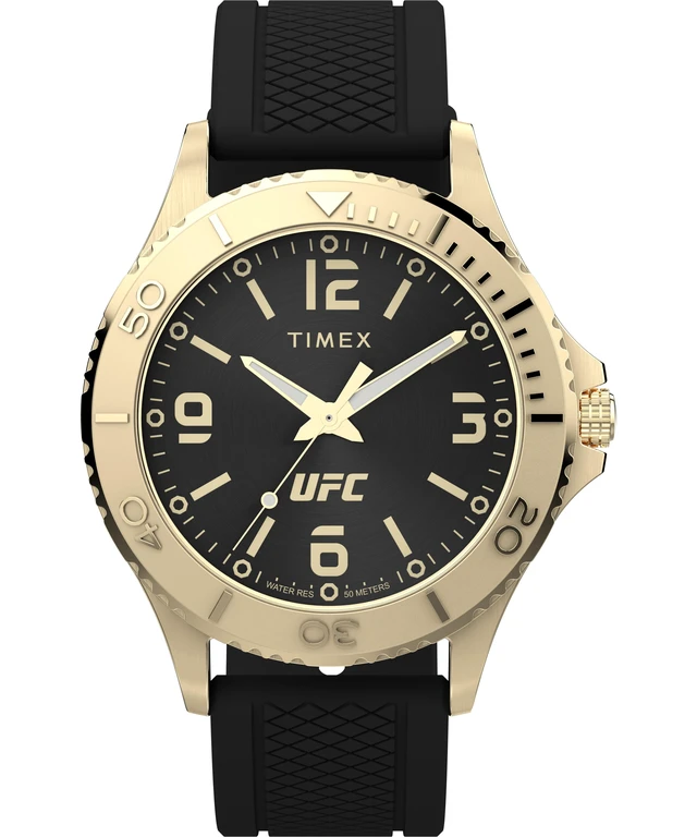 Alt view image 2 of 2 - Timex UFC Gamer Black Dial Black Silicone Strap Mens Watch