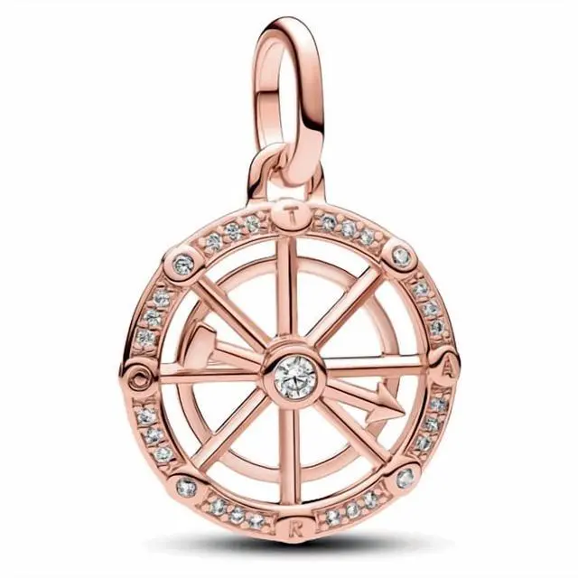 Alt view image 3 of 3 - Pandora ME Wheel of Fortune Medallion Charm