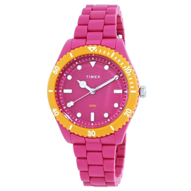 Alt view image 2 of 2 - Timex Legacy Ocean Diver Pink Case Pink Dial Ladies Watch