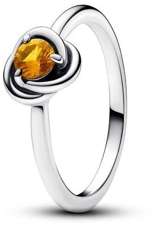 Alt view image 2 of 2 - Pandora November Honey Eternity Circle Ring