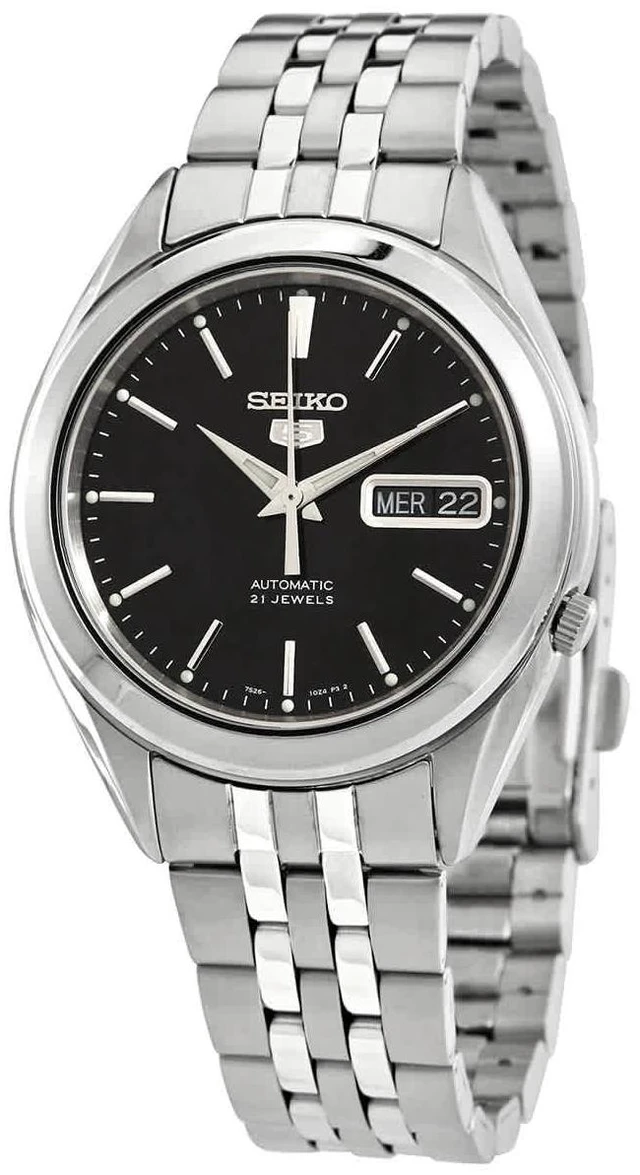 Alt view image 9 of 9 - Seiko 5 Automatic SNKL23 SNKL23K1 SNKL23K Men's Watch
