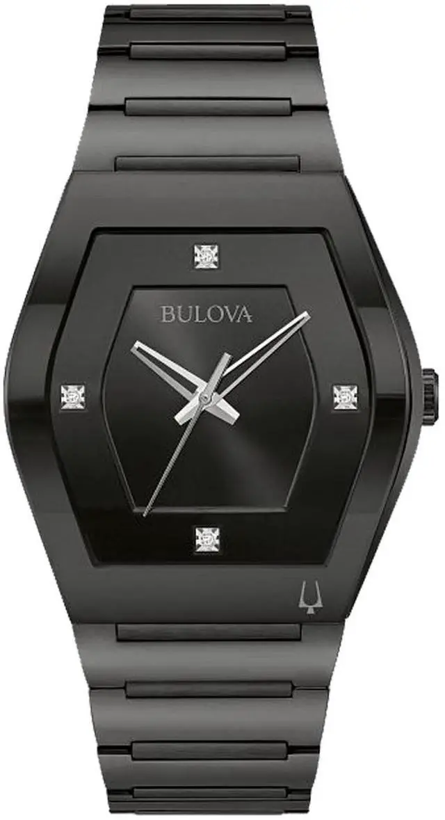 Alt view image 3 of 3 - Bulova Gemini Diamond Stainless Steel Mens Watch