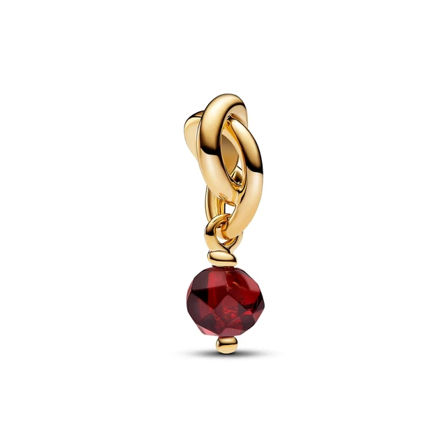 Alt view image 2 of 2 - Pandora Moments Faceted Red Eternity Circle Dangle Charm