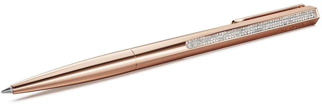 Alt view image 2 of 2 - Swarovski Crystal Shimmer Ballpoint Pen Rose Gold Tone Rose Gold-tone Finish