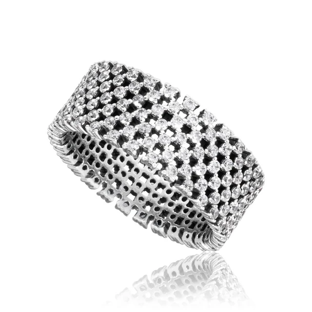 Alt view image 2 of 2 - PANDORA Heraldic Check Ring