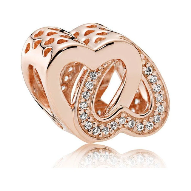 Alt view image 2 of 2 - Pandora Entwined Hearts Charm
