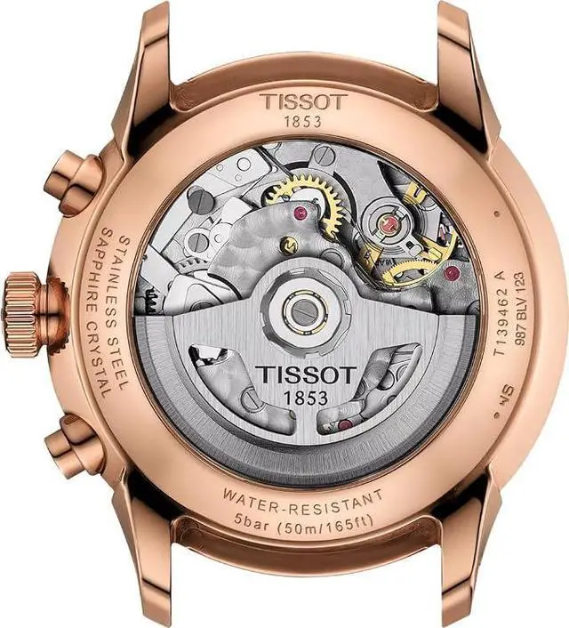Alt view image 2 of 3 - Tissot Chemin Des Tourelles Chronograph Automatic Brown Dial Mens Watch