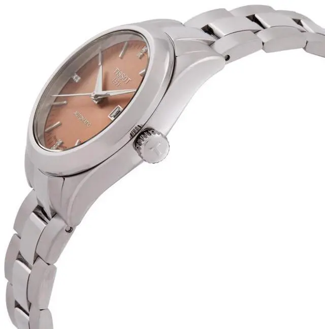 Alt view image 3 of 3 - Tissot T-My Lady Automatic Diamond Pink Dial Watch