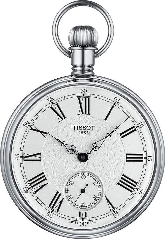 Main image of Tissot T-Pocket Lepine Silver Dial Mens Pocket Watch