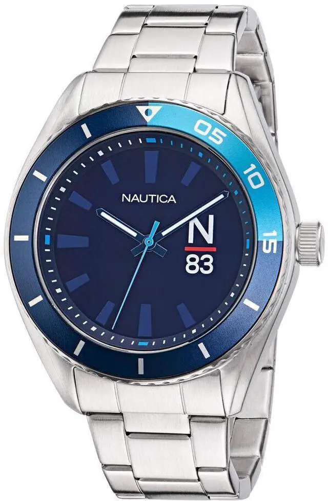 Main image of Nautica Finn World Stainless Steel Mens Watch