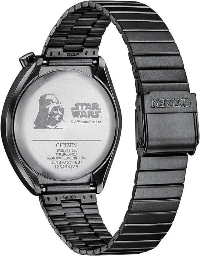 Alt view image 5 of 6 - Citizen Quartz Star Wars Men's Watch, Stainless Steel
AN3669-52E