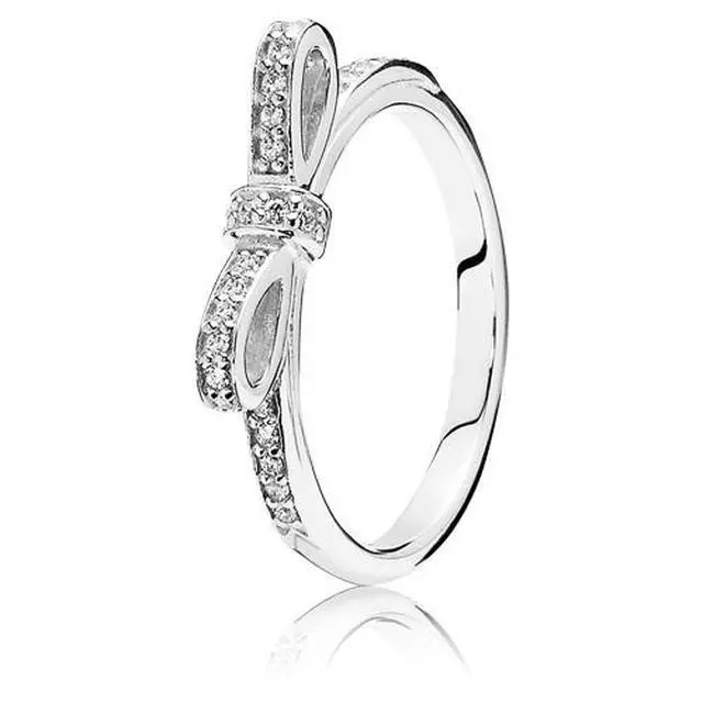 Alt view image 2 of 2 - PANDORA Sparkling Bow Ring