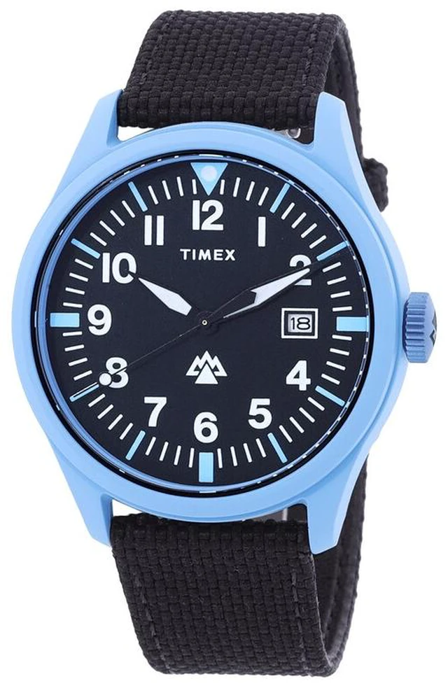 Main image of Timex Expedition North Traprock 43mm Black rPET Fabric Strap Mens Watch