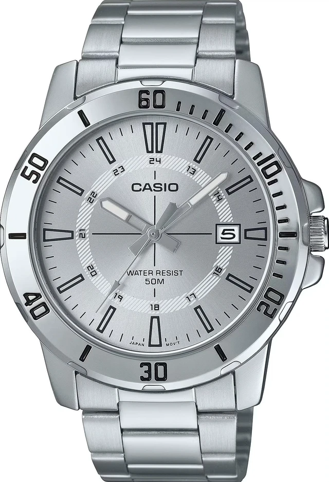 Main image of Casio Enticer Sporty Stainless Steel Mens Watch